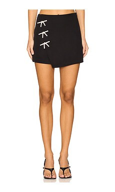 MORE TO COME Ember Mini Skirt in Black from Revolve.com | Revolve Clothing (Global)