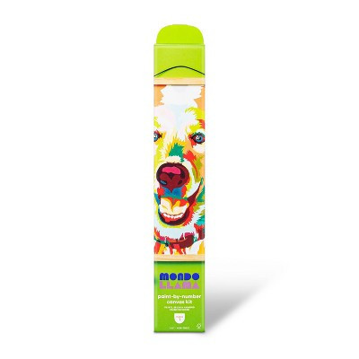 Paint by Number Kit Dog Golden Retriever - Mondo Llama™: Adult DIY Painting Kit with Paint & Brush | Target