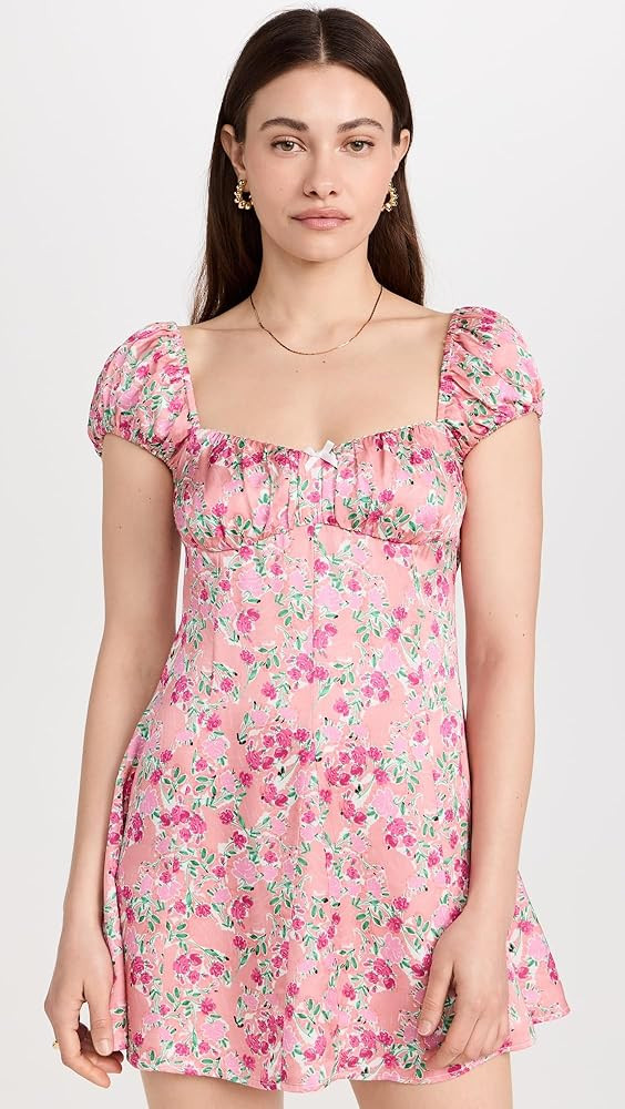 For Love & Lemons Women's Antonia Mini Dress | Amazon (US)