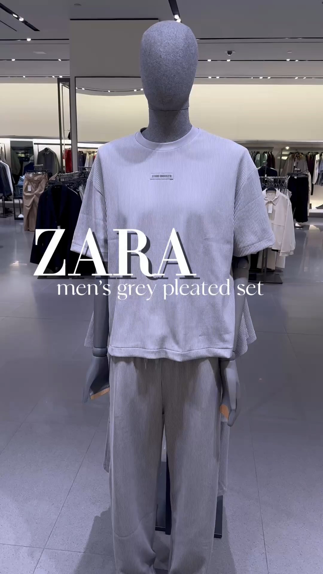 Men’s pleated grey set from Zara 

#LTKWorkwear #LTKFindsUnder100 #LTKMens