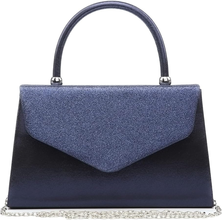 Dasein Women's Evening Bag Party Clutches Wedding Purses Cocktail Prom Handbags with Frosted Glit... | Amazon (US)