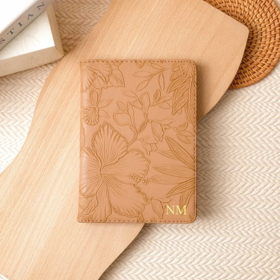 Retro Brown Flower Leather Kindle Case, Kindle Paperwhite 11th 6.8 Case, Personalization Kindle C... | Etsy (US)