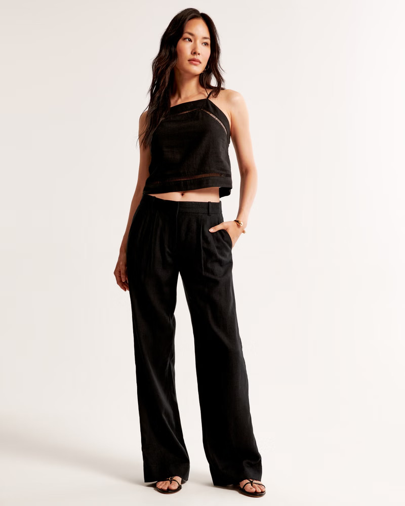 Women's Maternity A&F Sloane Tailored Pant | Women's Bottoms | Abercrombie.com | Abercrombie & Fitch (US)