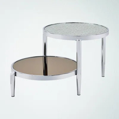 Indra Glass & Chrome Coffee Table | Wayfair North America