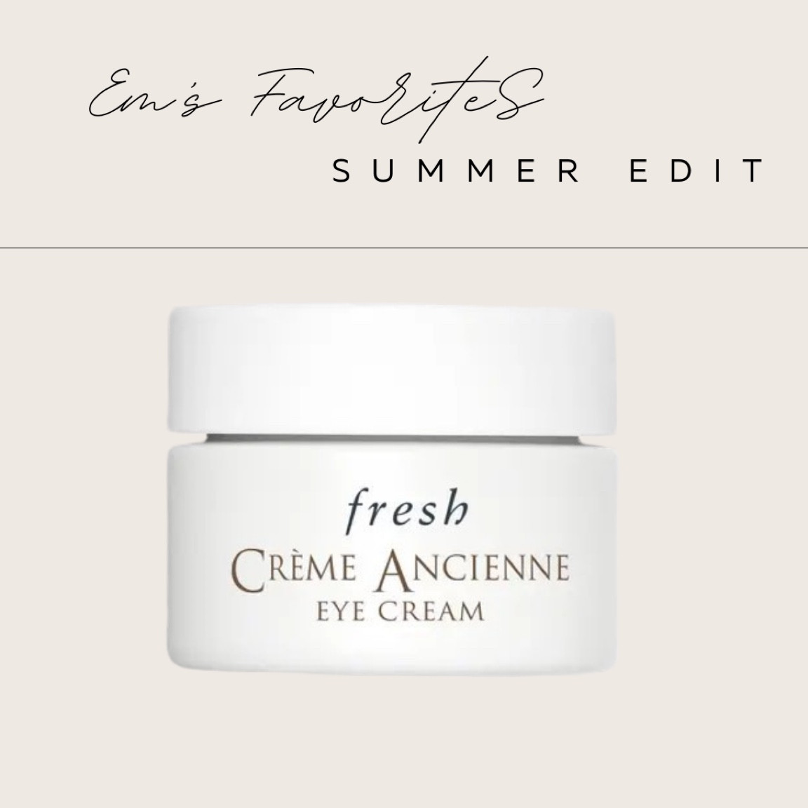 Em’s favorite eye cream. 
Super hydrating. 

#LTKbeauty