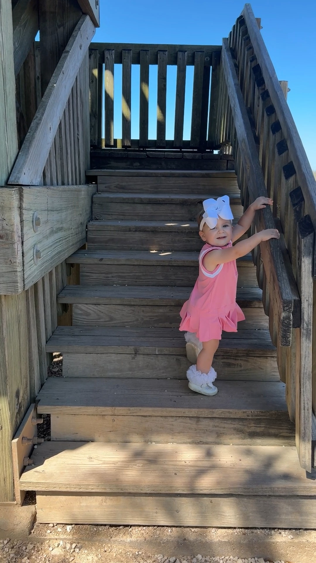 Day trip for nature walks with Capri in her cutest little tennis dress 😄🎾👟

✔️ Tennis dress is from Cecil & Lou, we embroidered her monogram on it 
✔️ The number one favorite of every one  every single day is Capri’s bows and socks 😂🎀 Seriously EVERYONE 
✔️ Baby girl 21-months almost 2-year old athletic tennis dress 🎾

#LTKdayinmylife #LTKootd #LTKfitnessgoals
