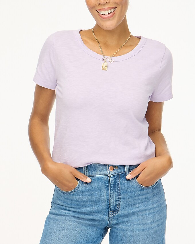 Short-sleeve girlfriend crewneck tee | J.Crew Factory