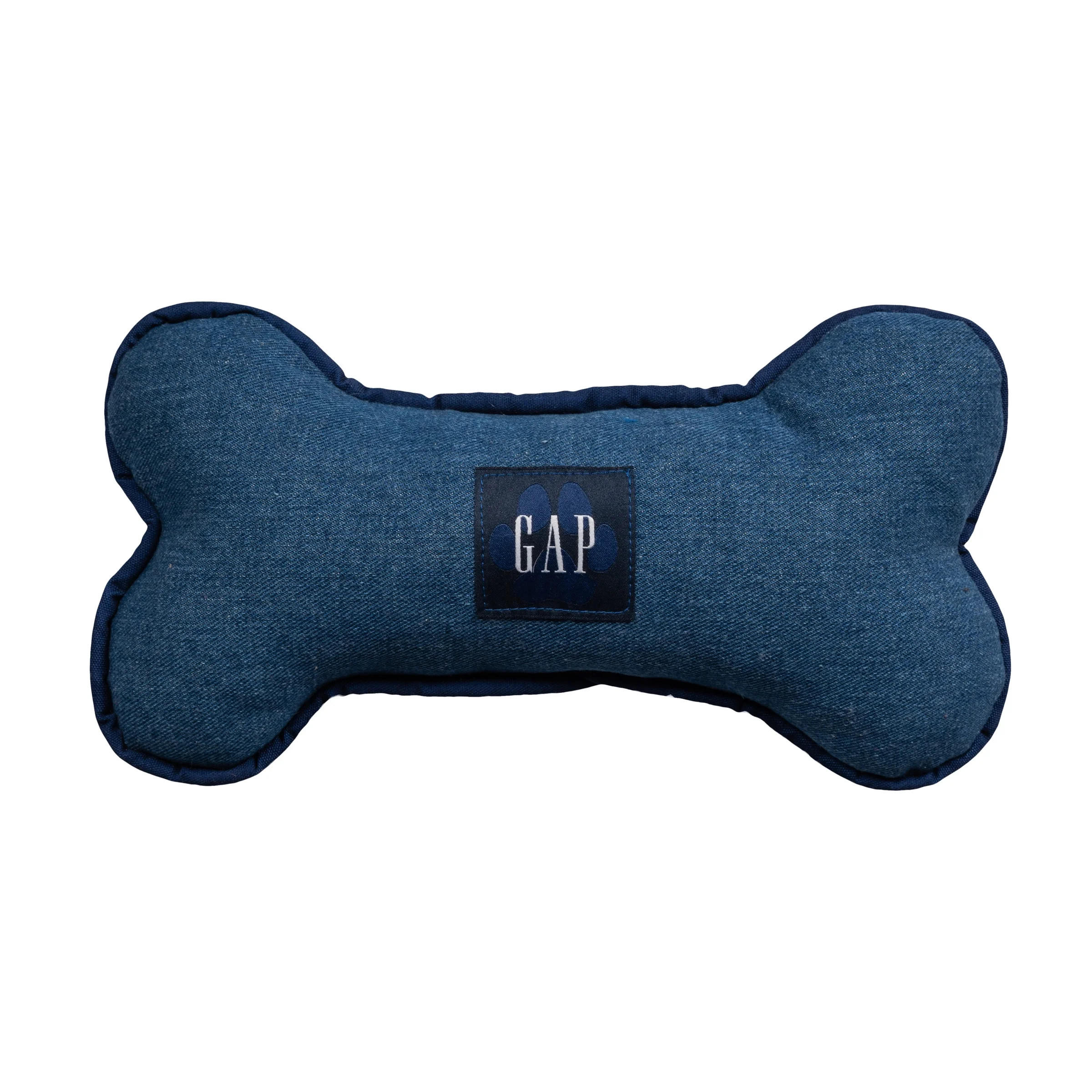 Gap Pet, Dog Toys, Plush Denim Bone Shaped Squeaker Gap Pet Toy, Blue, OS - Walmart.com | Walmart (US)