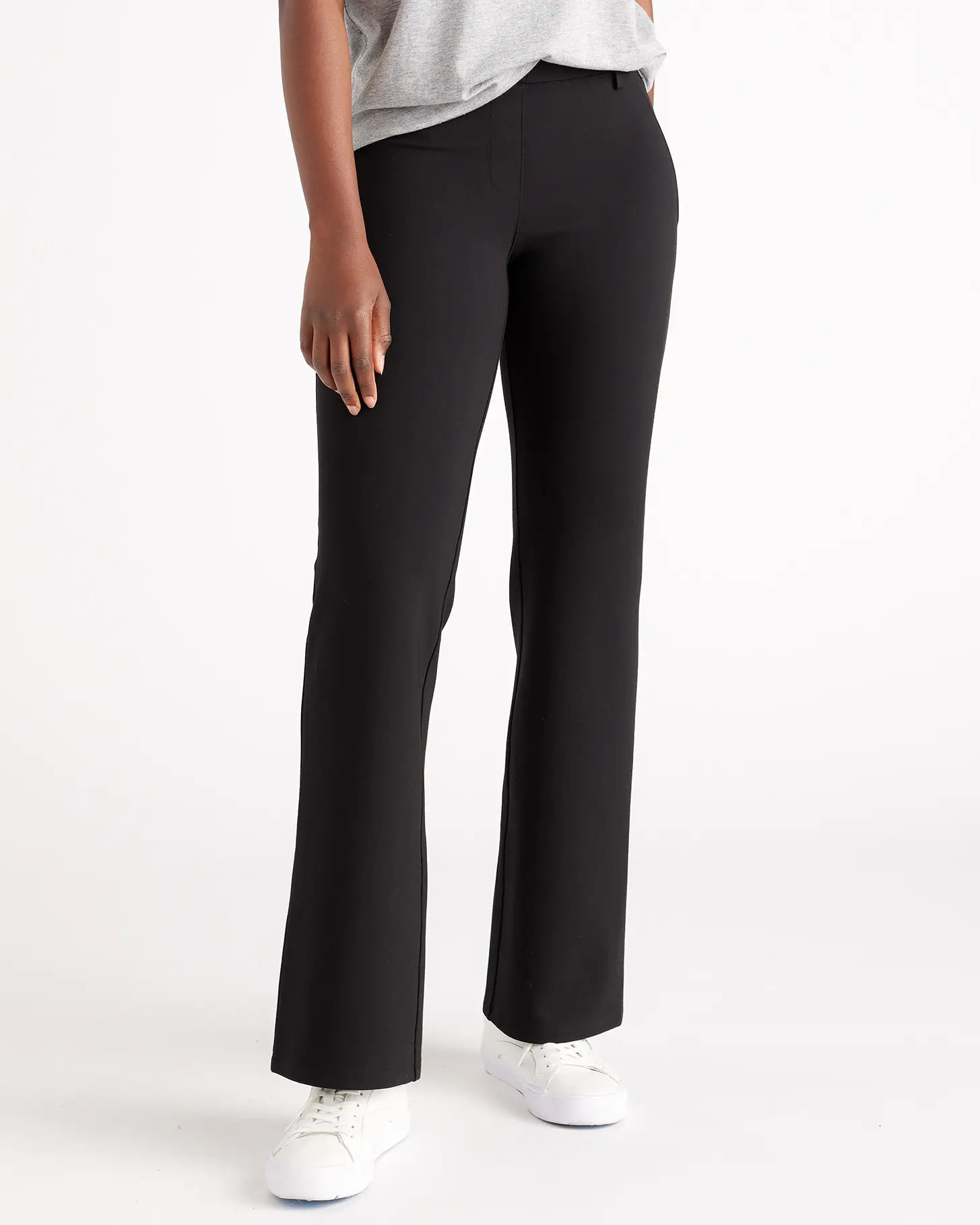 Ultra-Stretch Ponte Bootcut Pants - Petite (28" inseam) | Quince