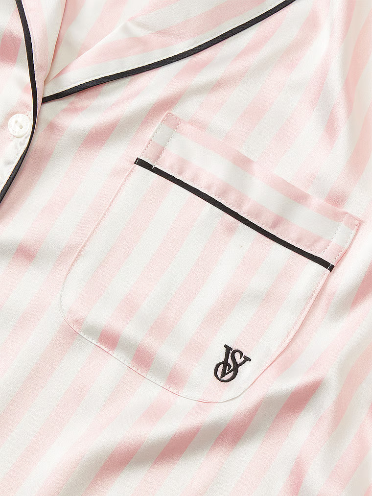 Satin Short Pajama Set - Sleep & Lingerie - Victoria's Secret | Victoria's Secret (US / CA )
