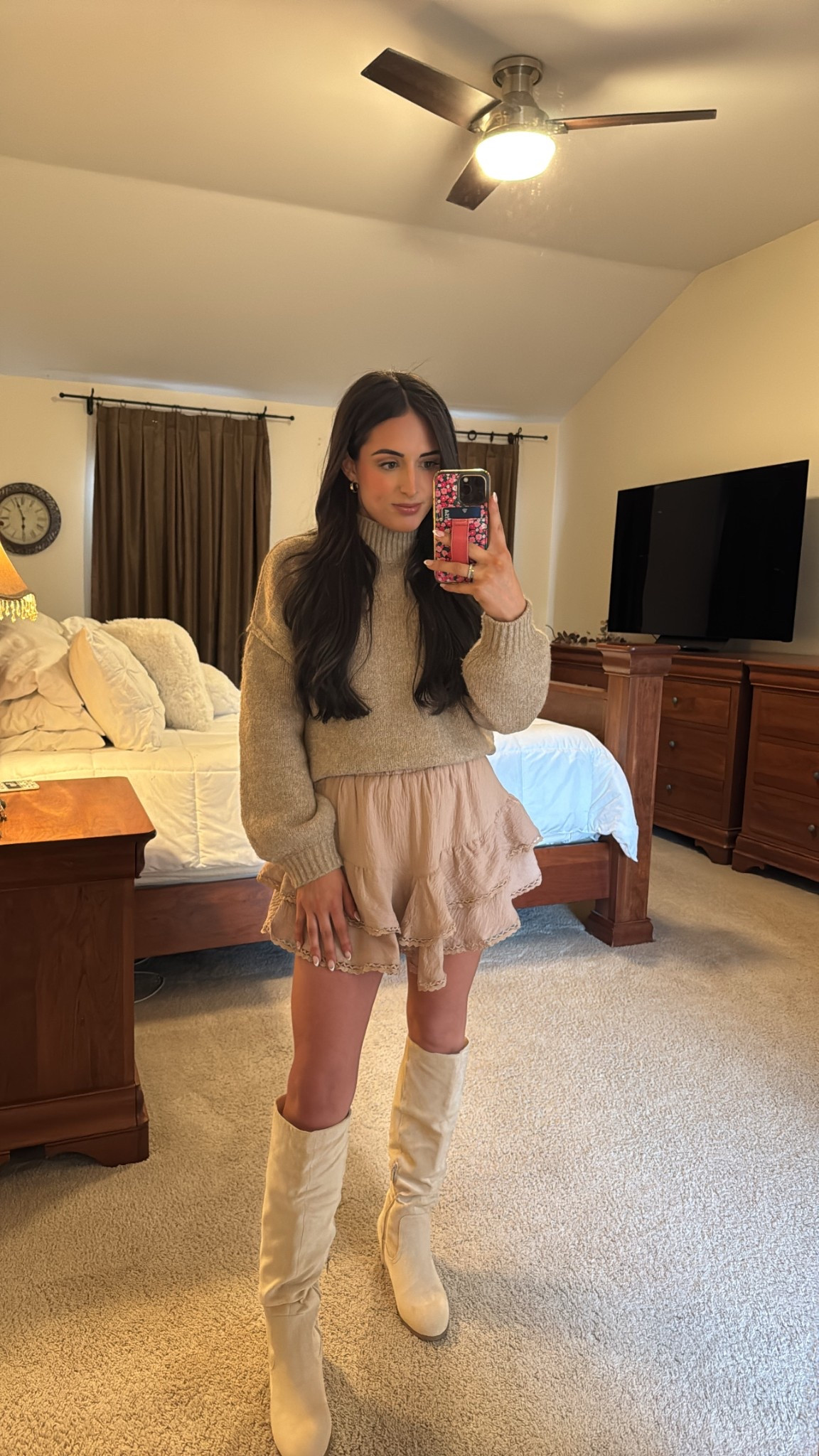 This outfit will be a repeat outfit 🤌🏻
Skirt— small 
Sweater— xs 

#LTKFindsUnder50 #LTKShoeCrush #LTKSpringSale