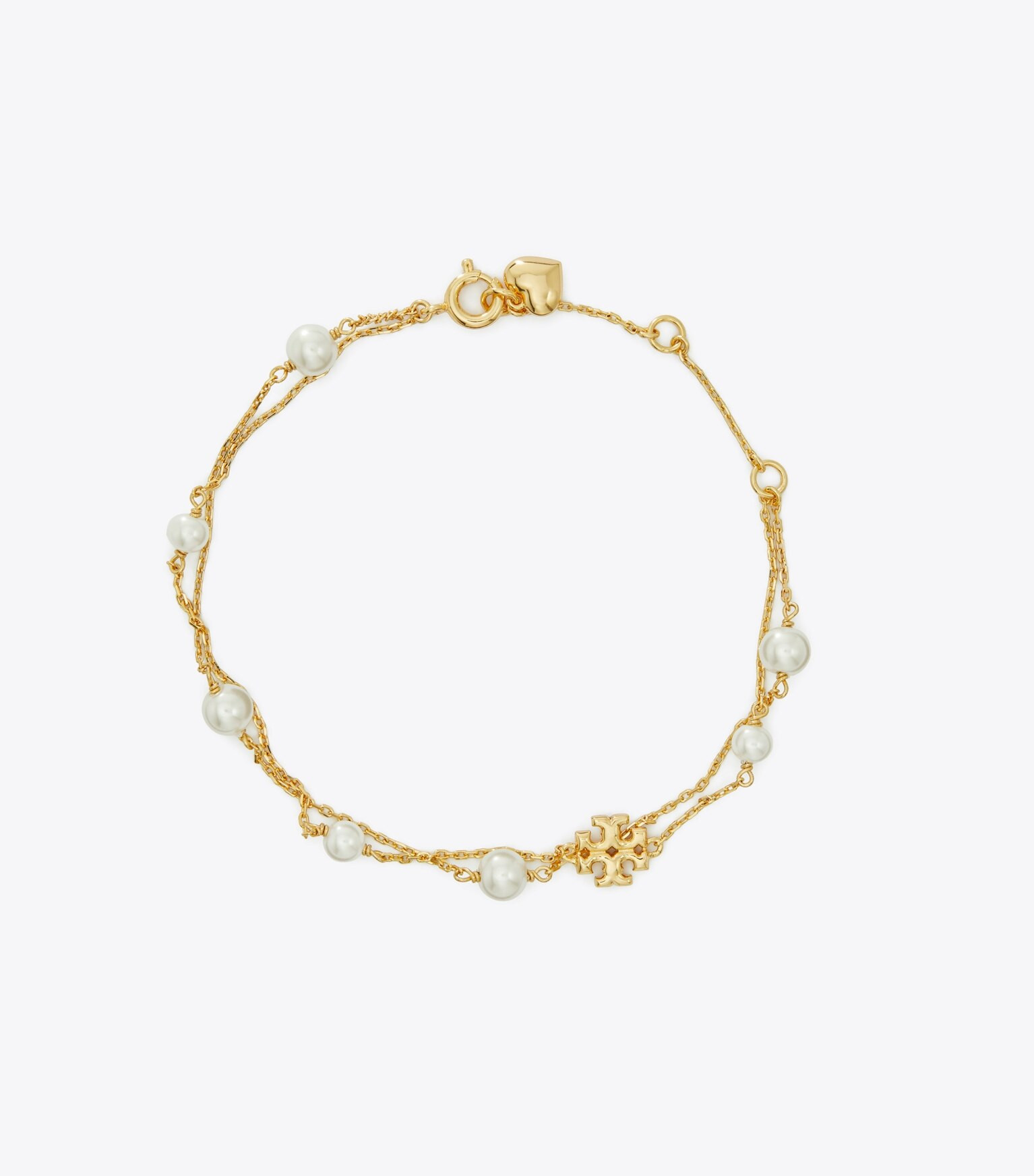 KIRA PEARL DOUBLE-STRAND BRACELET | Tory Burch (US)