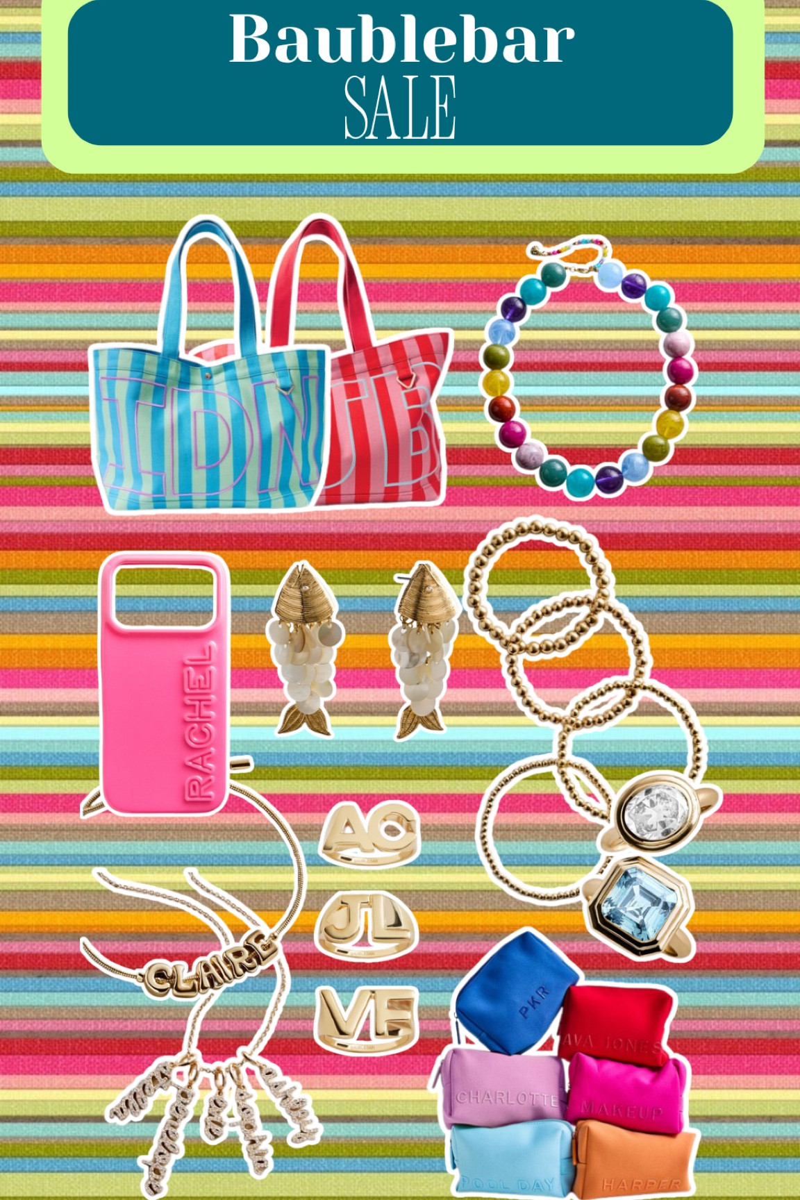 bauble bar sale!! everything 20% off + all stacking bracelets are $10 

i love the jewelry and wore a lot of them on my recent vacation! 

gold earrings, necklace, bracelet, phone case, accessories 

#LTKMothersDay #LTKootd #LTKgrwm