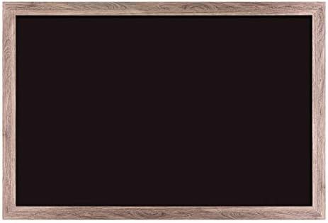 U Brands Magnetic Chalkboard, 35 x 23 Inches, Rustic Wood Frame (4549U00-01) | Amazon (US)