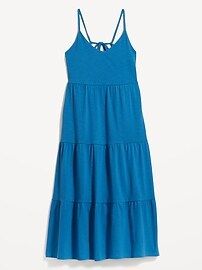 Tie-Back Tiered Midi Cami Swing Dress for Women | Old Navy (US)