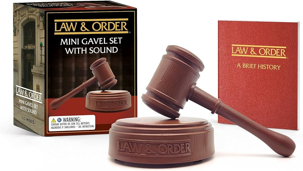 Law & Order: Mini Gavel Set with Sound (RP Minis) | Amazon (US)