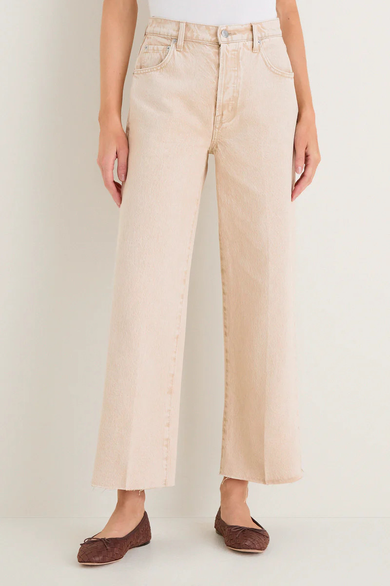 Dune High Rise Bowed Wide Leg Tate Crop | Tuckernuck (US)