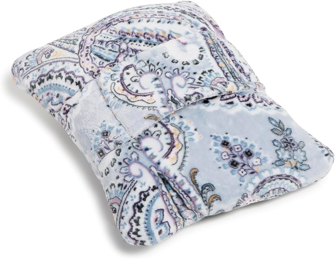 Vera Bradley Women's Fleece Fleece Travel Blanket with Trolley Sleeve D cor | Amazon (US)