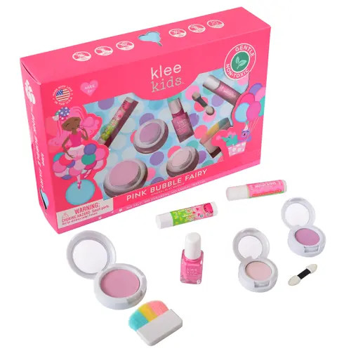 Klee Naturals Pink Bubble Fairy - Kids' Mineral Play Makeup Kit in Multi at Nordstrom | Nordstrom
