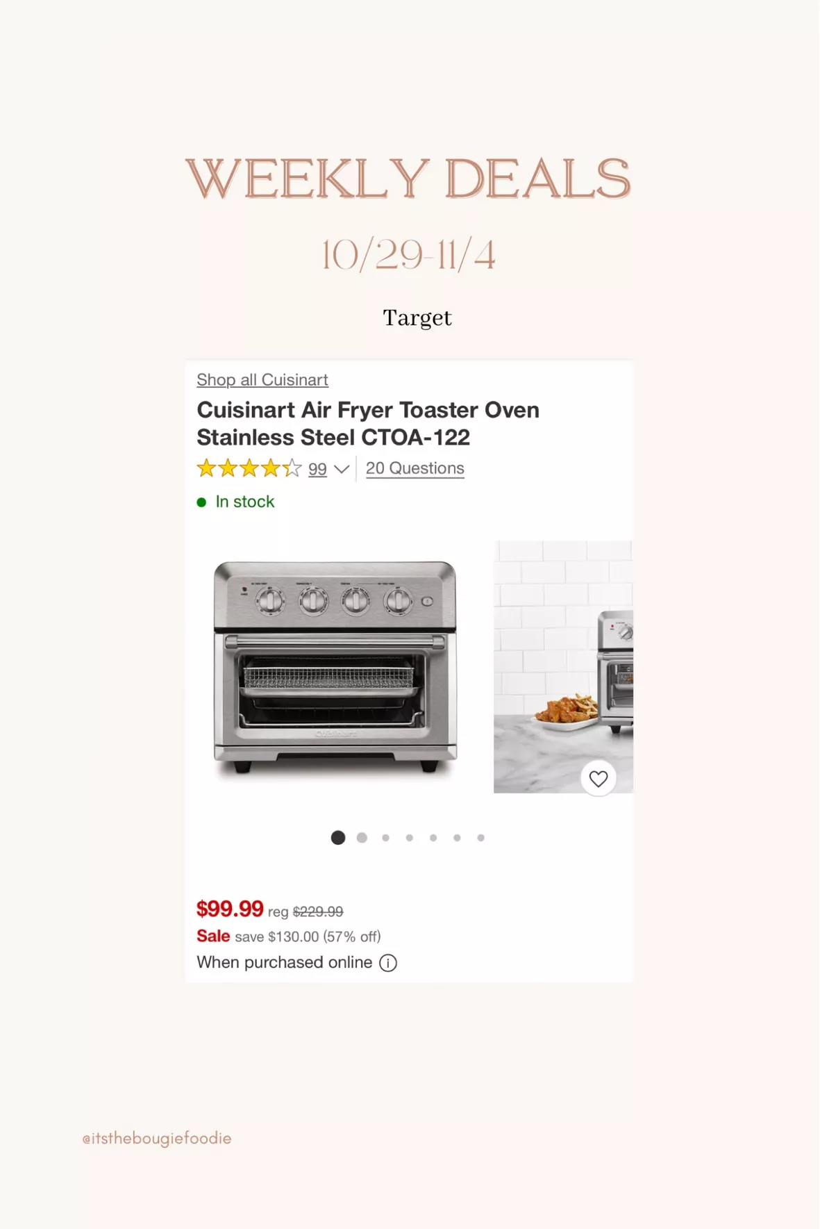 Cuisinart Air Fryer Toaster Oven … curated on LTK