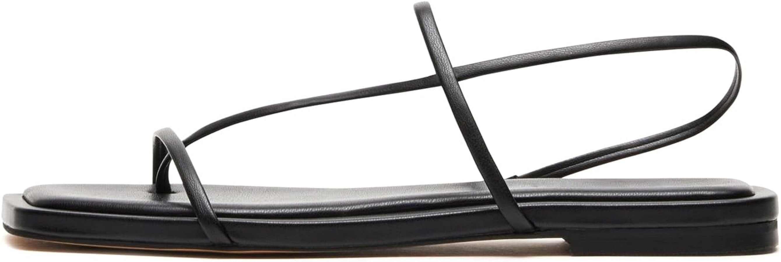 Strappy Flat Sandals for Women Comfortable Cute Summer Casual Designer Sandals | Amazon (US)