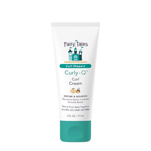 Fairy Tales Curly Q Kids Curl Cream – Lightweight Curl Crème for Curly and Wavy Hair Kids - Paraben, Sulfate, Gluten and Nut Free - 6 oz | Amazon (US)