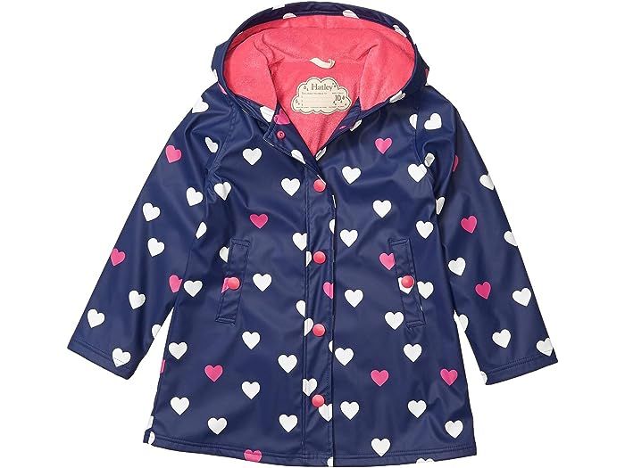 Striped Hearts Color Changing Splash Jacket (Toddler/Little Kids/Big Kids) | Zappos