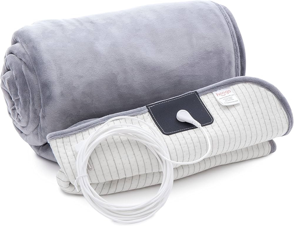 hooga Grounding Blanket for Improved Sleep, Pain Relief, Energy, Inflammation. Grounded Throw, Ea... | Amazon (US)