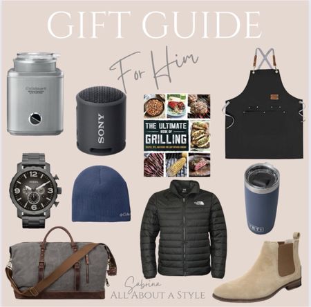 Gift Guide for Him. #giftguide #forhim #christmas #gifts }mens #fashion #LTKHolidaySale

Follow my shop @AllAboutaStyle on the @shop.LTK app to shop this post and get my exclusive app-only content!

#liketkit #LTKGiftGuide #LTKSeasonal
@shop.ltk
https://liketk.it/4n5Oj