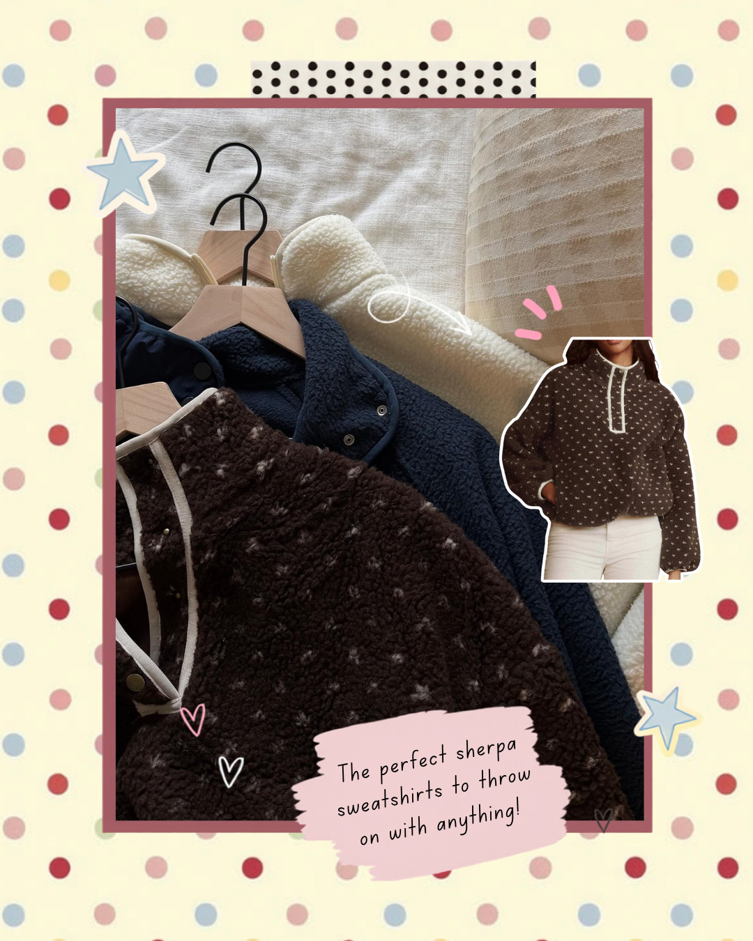 The perfect sherpa sweatshirts to throw on with anything! 

 #LTKmomlife #LTKSeasonal