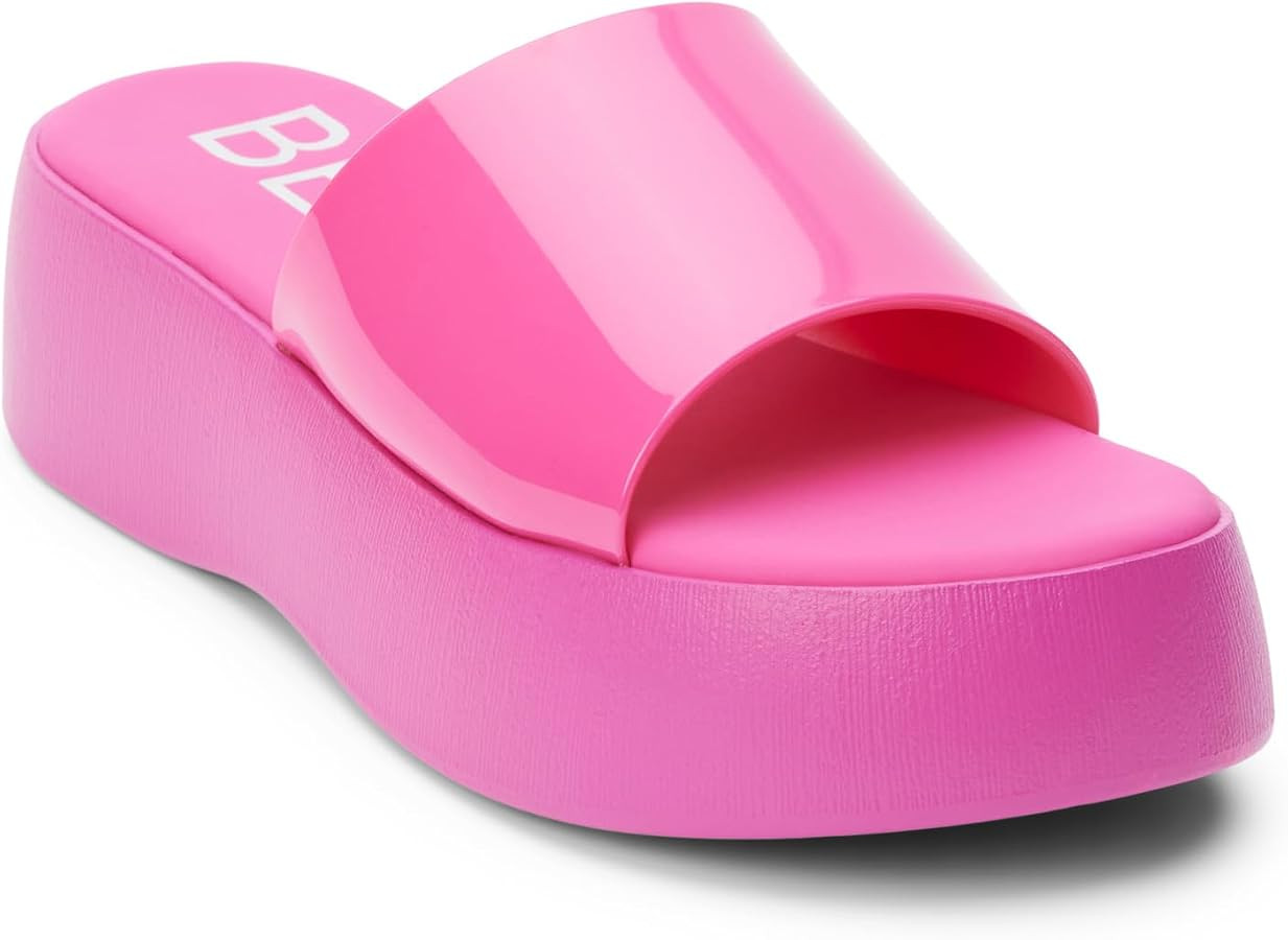 BEACH by Matisse Womens Solar Platform Slide Casual Sandals Casual Mid Heel 2-3" | Amazon (US)