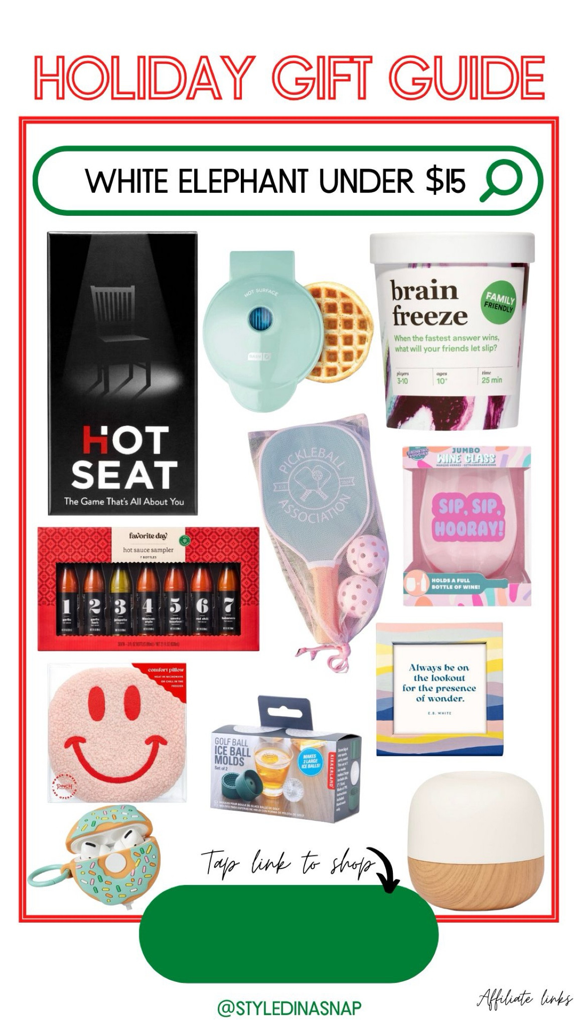 Holiday Gift Guide: WHITE ELEPHANT GIFTS UNDER $15

#LTKHoliday #LTKSeasonal #LTKGiftGuide