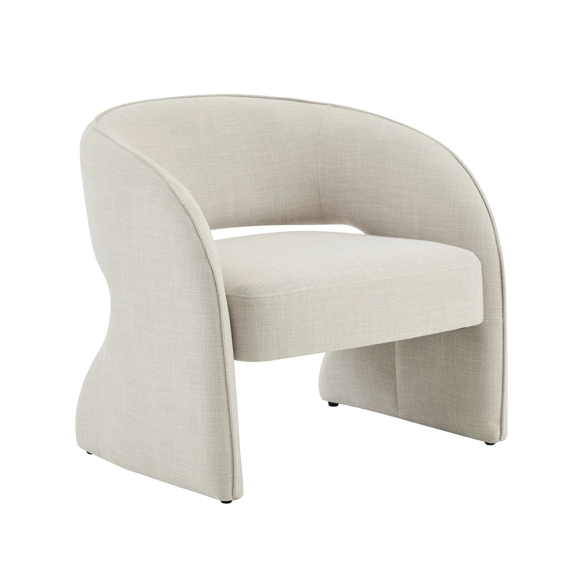 CHITA®️ Reya Modern Curved Accent Chair - chitaliving.com | Chita