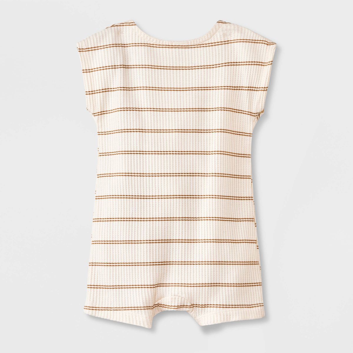 Grayson Mini Baby Boys' Striped Romper - Off-White 12M | Target