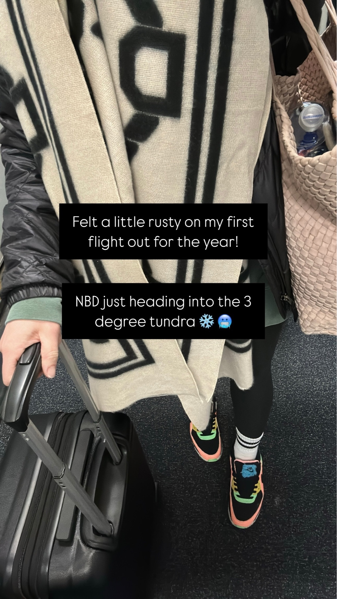 Felt a little rusty on my first flight out for the year! 

NBD just heading into the 3 degree tundra ❄️ 🥶