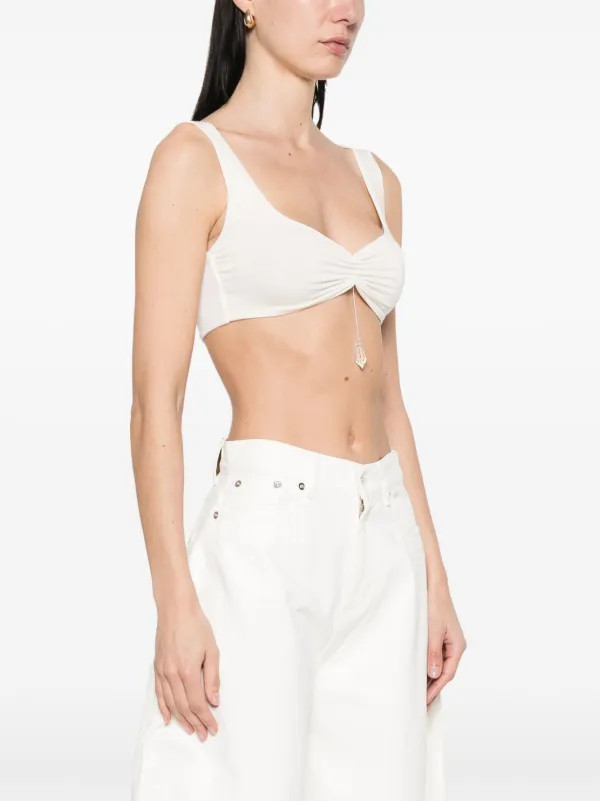 MANURÍ Nina 2.5 Bralette  | White | FARFETCH BR | Farfetch (BR)