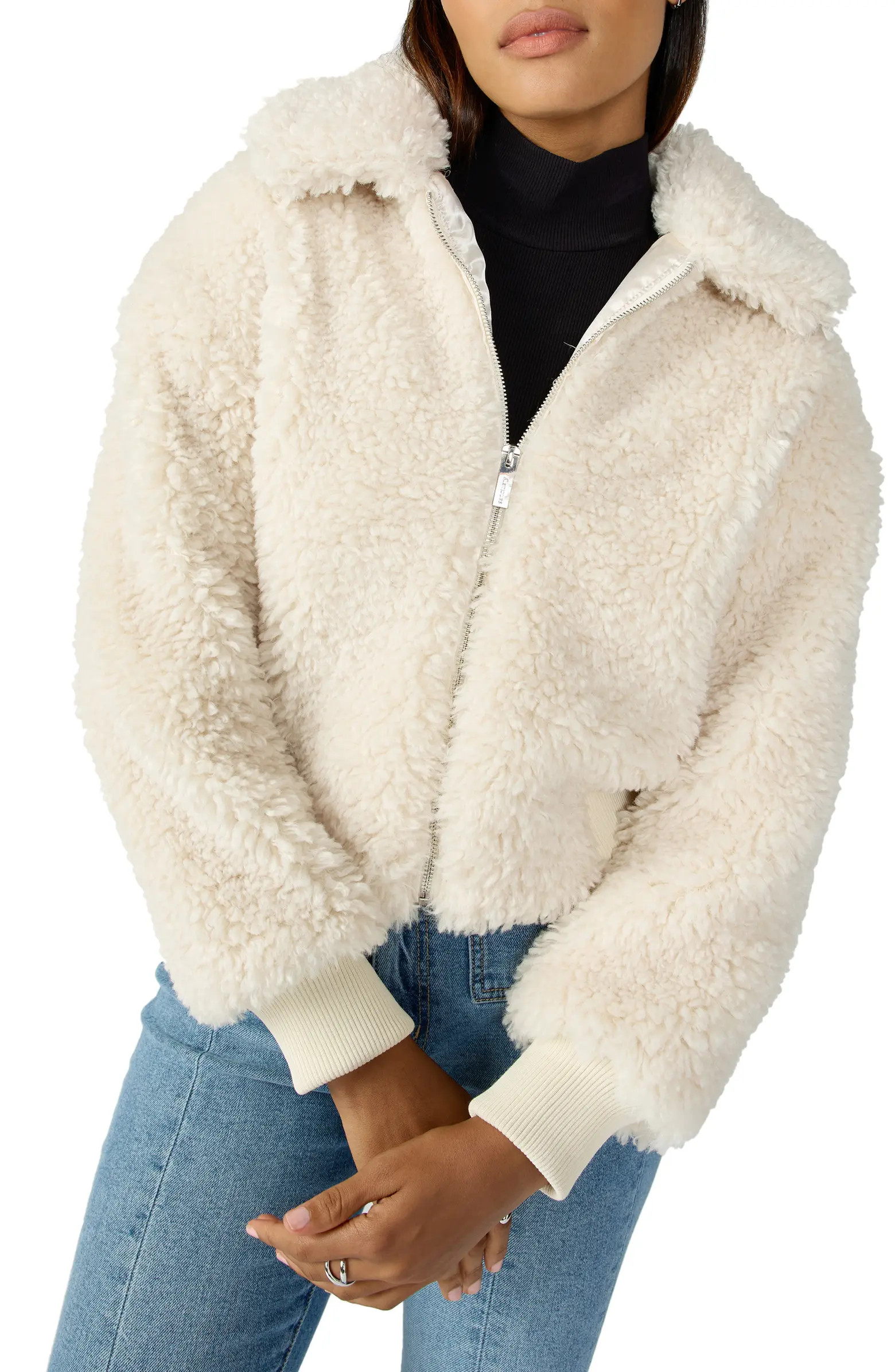 Sanctuary Tori Faux Fur Bomber Jacket | Nordstrom | Nordstrom