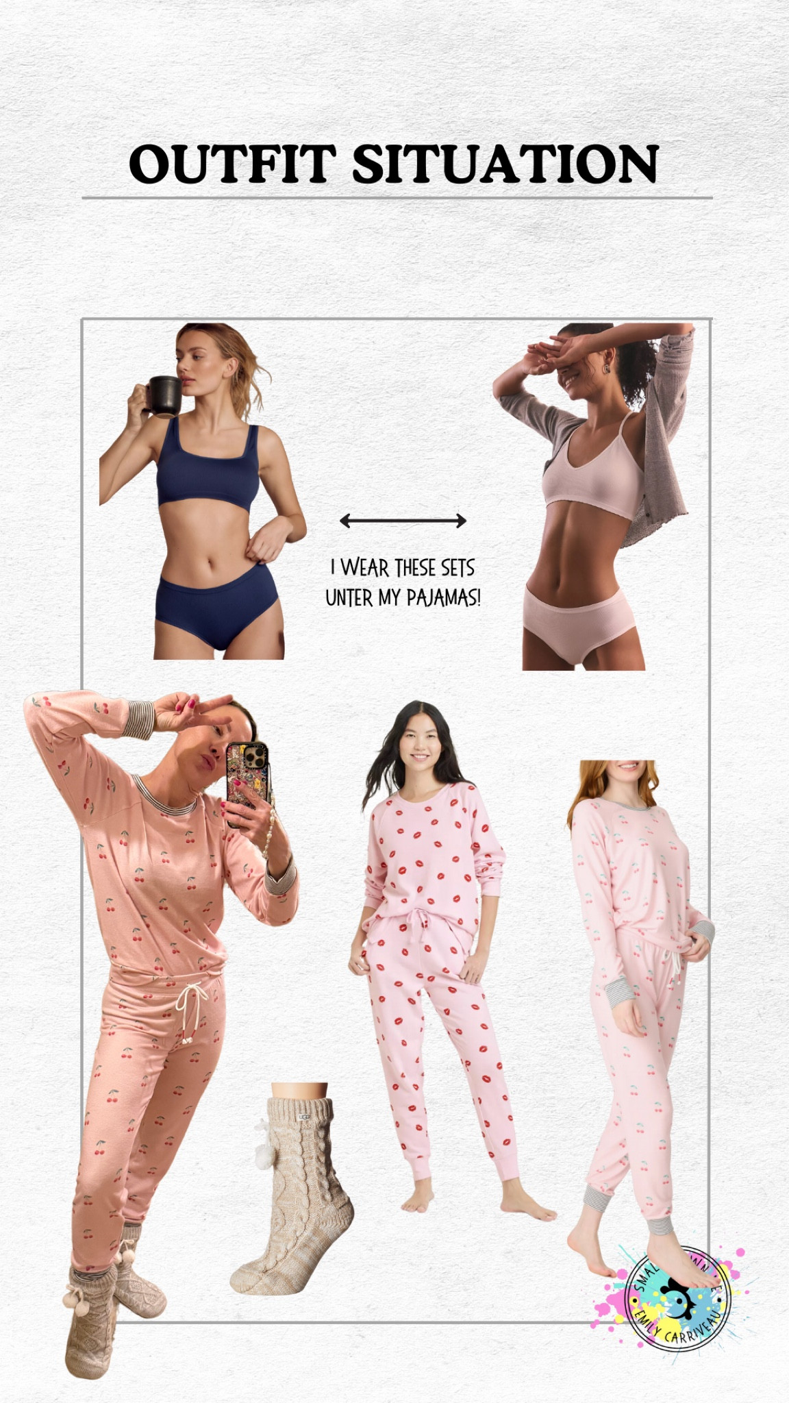 cute pajamas! fun pink Valentine’s Day pajamas! 
Love these bralette sets for under pajamas! 

#LTKStyleTip #LTKFindsUnder50 #LTKHome