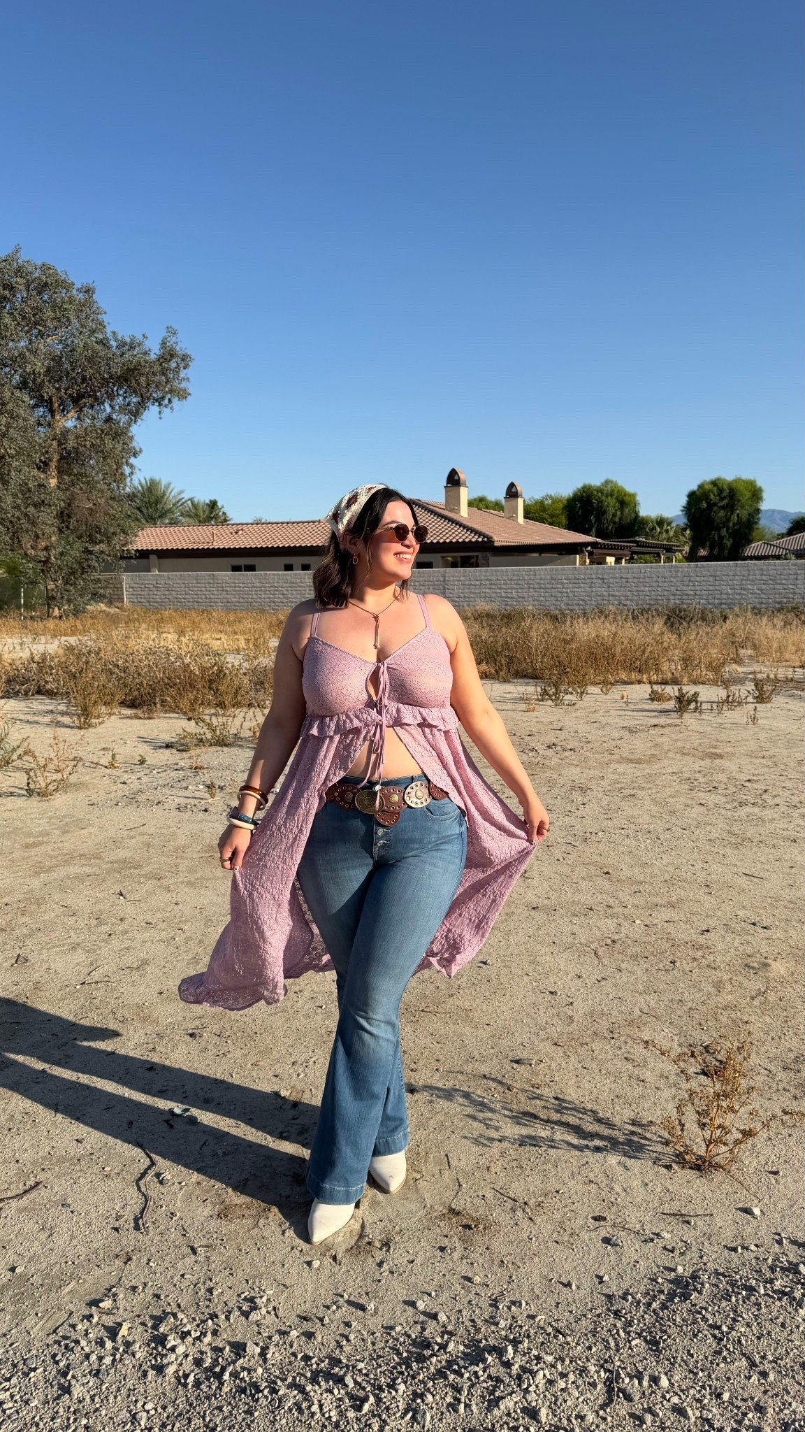 What I wore to stagecoach! Also would be cute for a country concert this summer 

Top - 00
Jeans - 10L
Boots - 10* added similar 



#LTKootd #LTKMidsize #LTKTall
