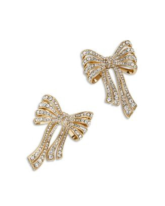 BAUBLEBAR That's A Wrap Pav&eacute; Bow Drop Earrings in Gold Tone Jewelry & Accessories - Bloomi... | Bloomingdale's (US)
