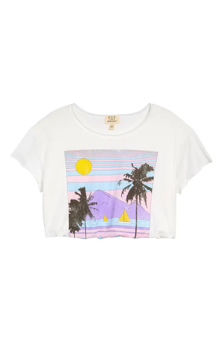 Beach Front Crop Graphic Tee | Nordstrom