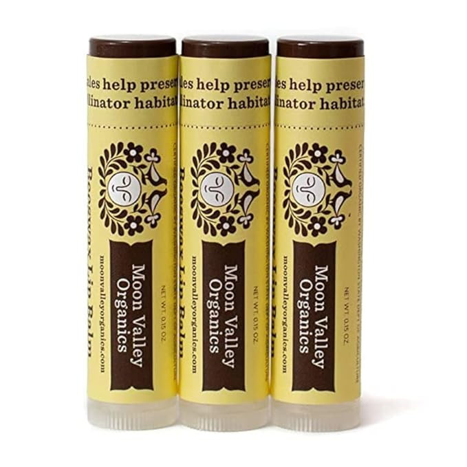 Beeswax Lip Balm, Velvety Vanilla, Moon Valley Organics, Organic Ingredients, for Lips and Cuticl... | Amazon (US)