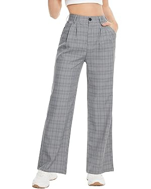 Tapata Women Wide Leg Pants High Waisted Dress Trousers Casual Elastic Pockets Business Work Slac... | Amazon (US)