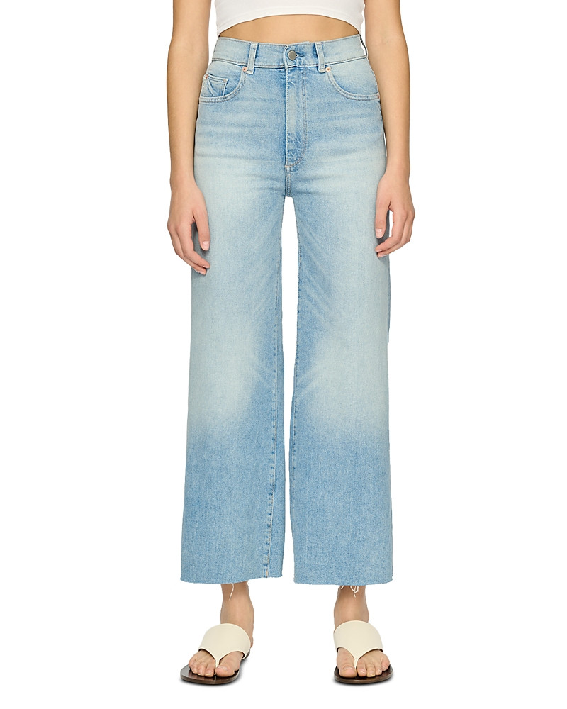DL1961 Hepburn High Rise Wide Leg Jeans in Light Island | Bloomingdale's (US)