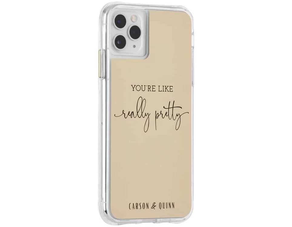 Carson & Quinn Mirror Case for iPhone 11 Pro Max/XS Max - Youre Like Really Pretty | Walmart (US)