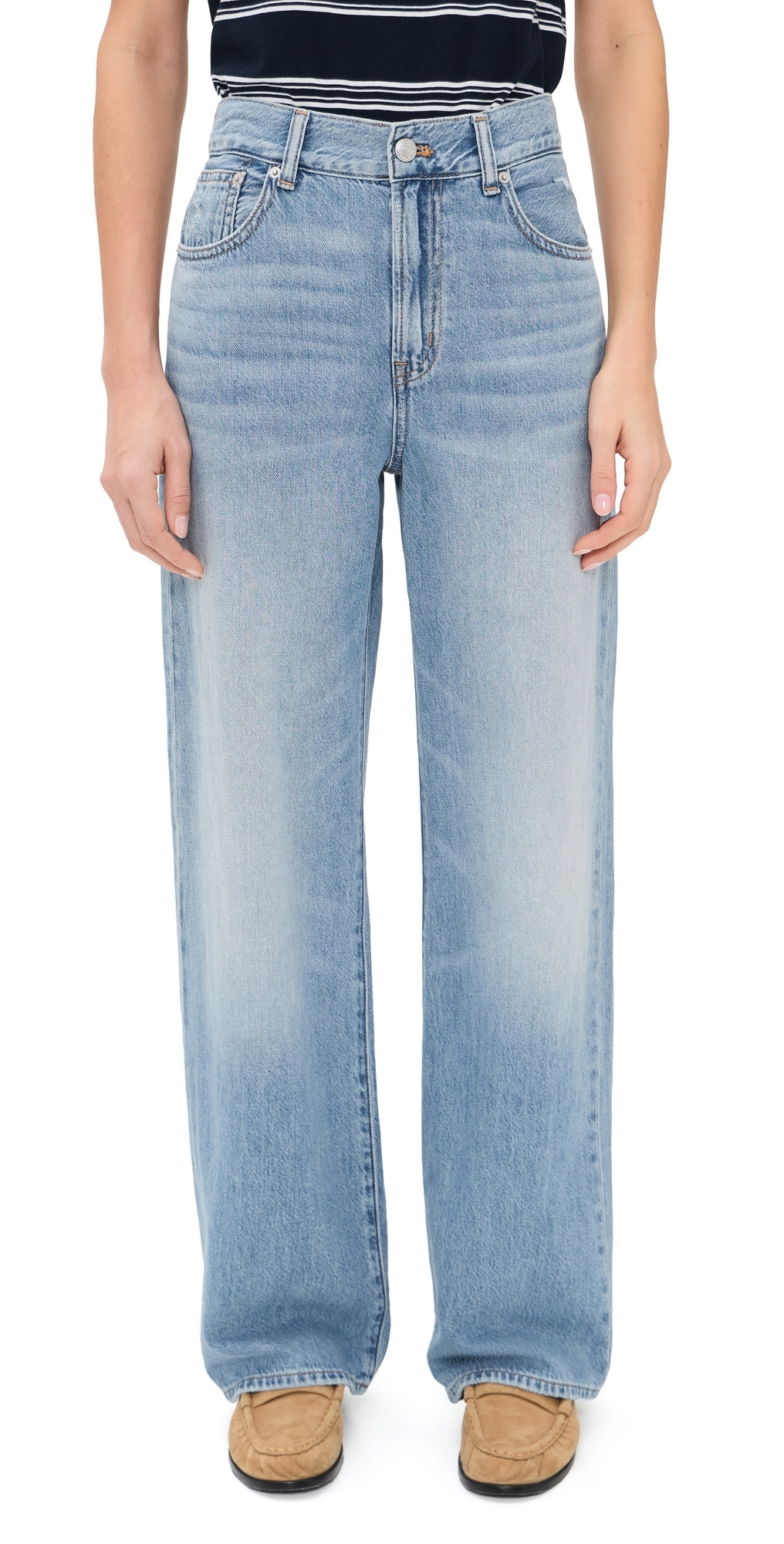 Madewell The Perfect Vintage Wide Leg Jeans In Airy Denim Northridge Wash 30 | Shopbop