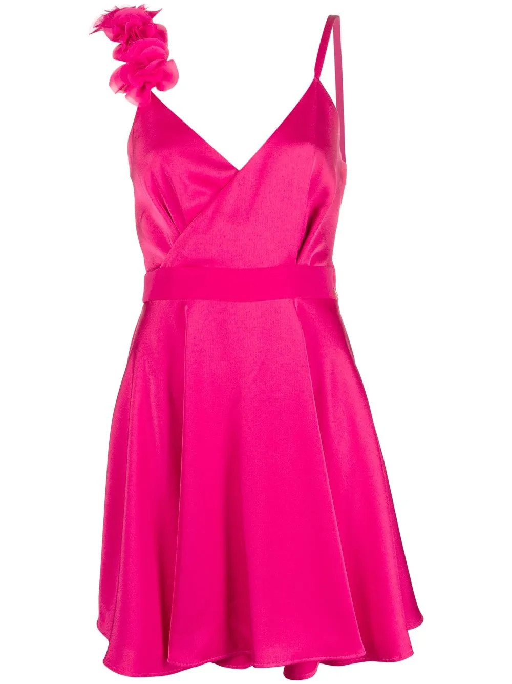 TWINSET floral-applique Detail Mini Dress - Farfetch | Farfetch Global