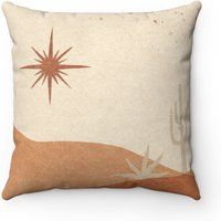 Boho Pillow Cover, Southwestern, Terracotta Throw, Sun Hills, Beige Cream, Mystic, Desert Bohemian C | Etsy (US)