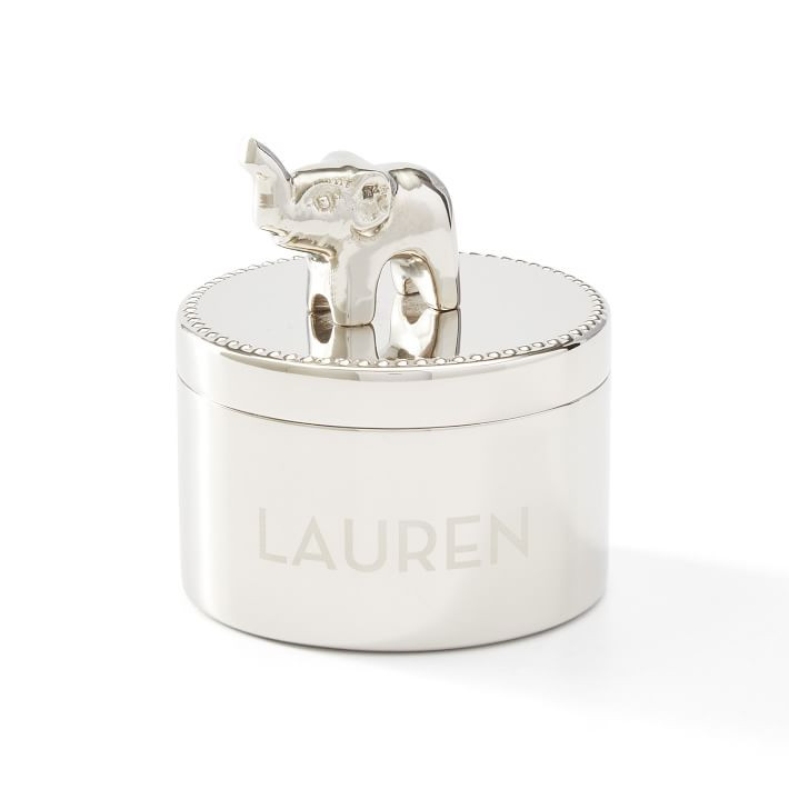 Silver Animal Baby Keepsake Box | Mark and Graham