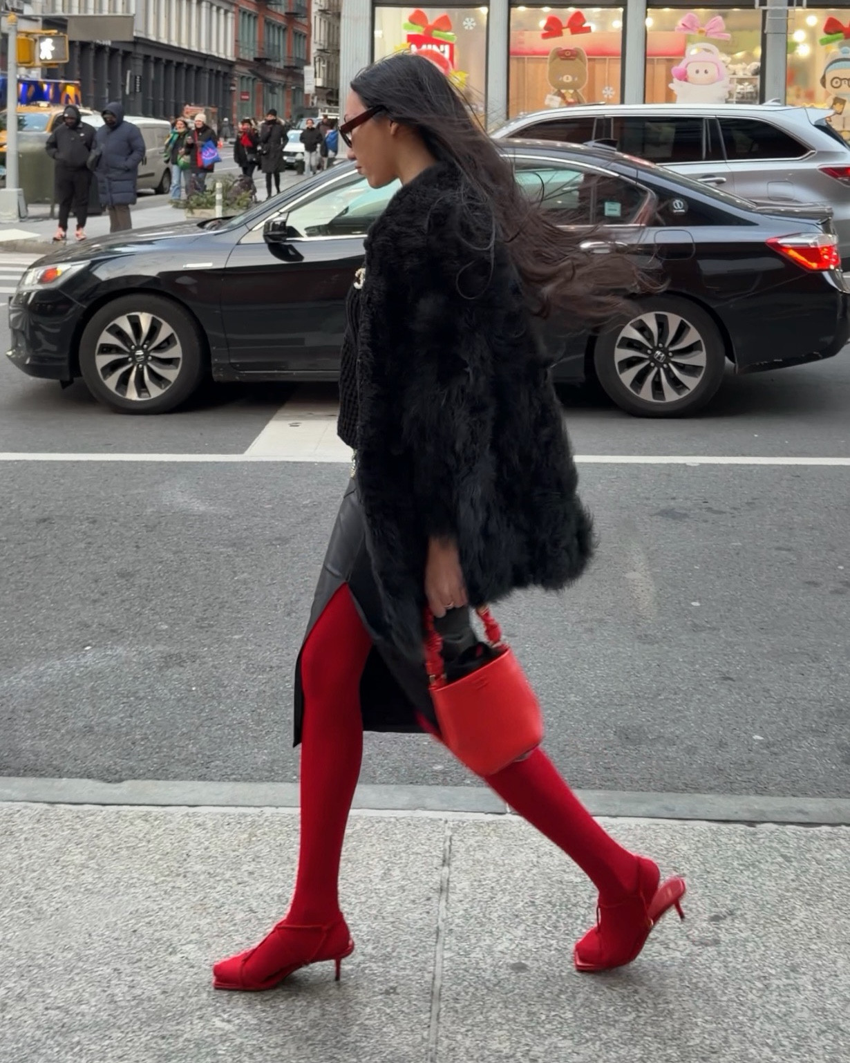 My feather coat is from house CB. I got it 9 years ago. Sandals are from Zara 